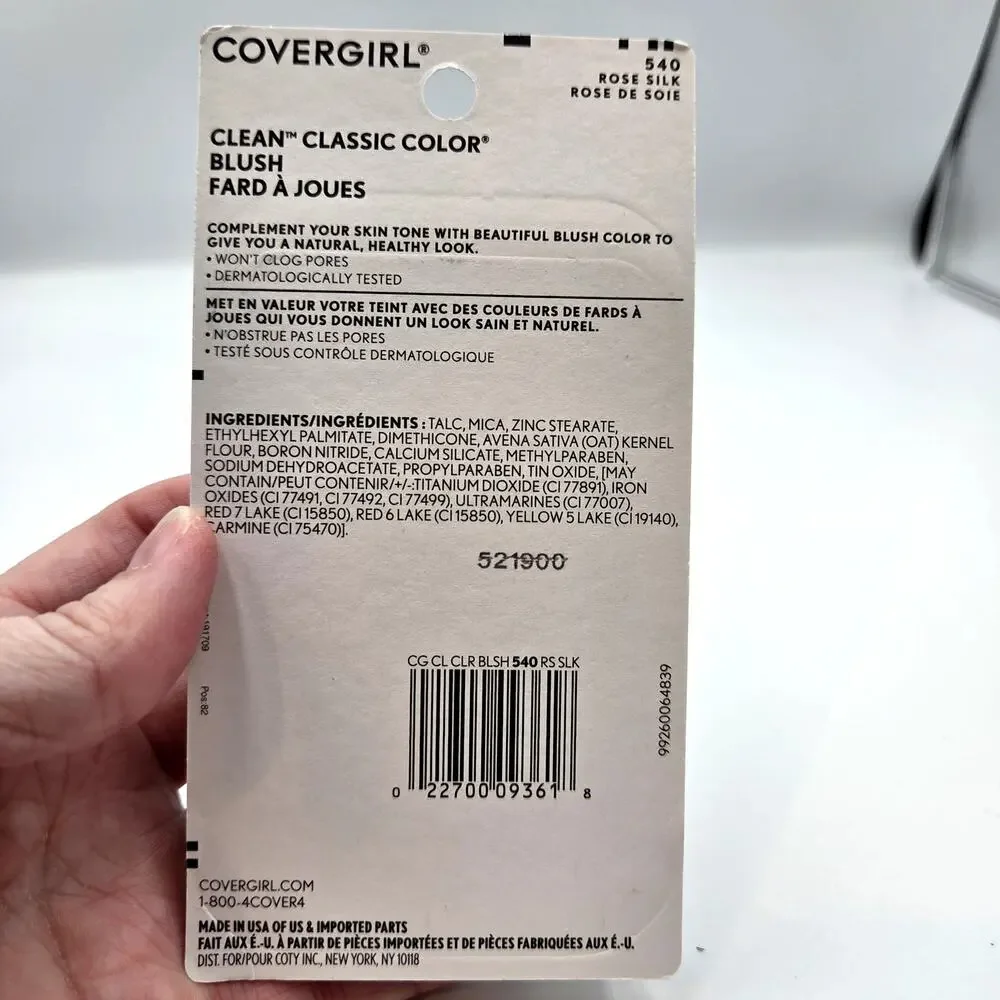 Covergirl Clean Classic Color Blush #540 Rose Silk‎